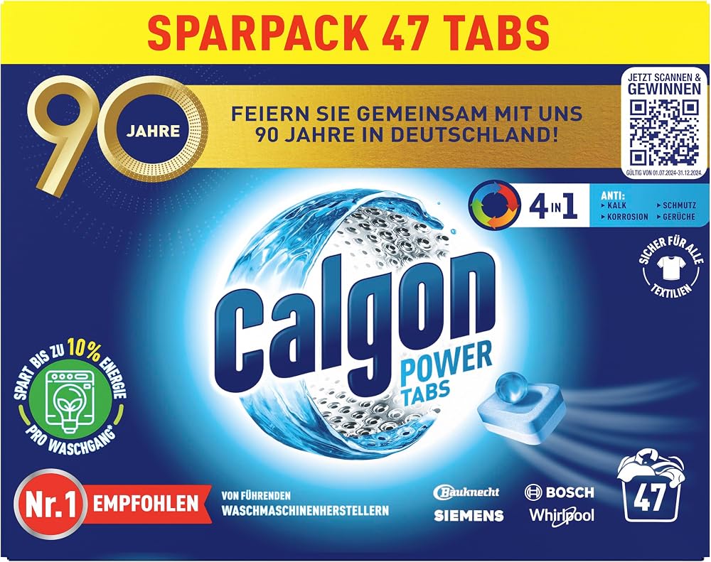 Calgon 4-in-1 Power Tabs, 47 Tabs