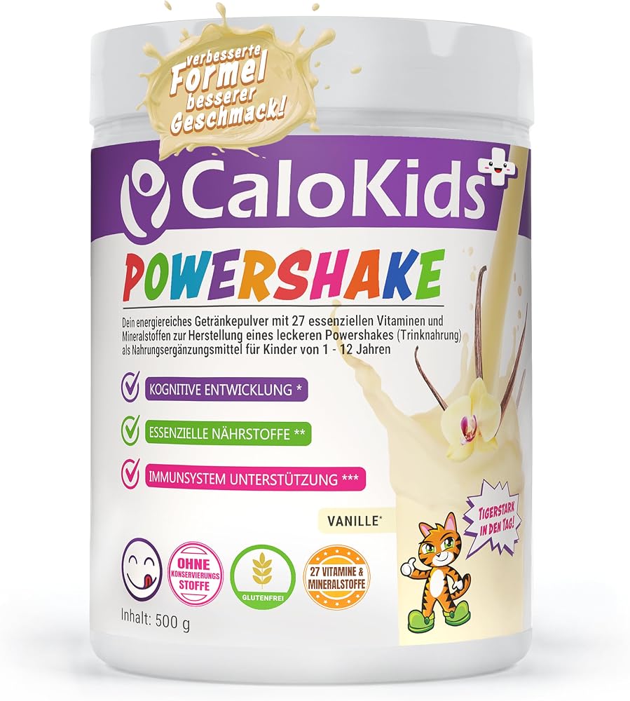 CaloKids High Calorie Drink for Kids, Vanilla 500g