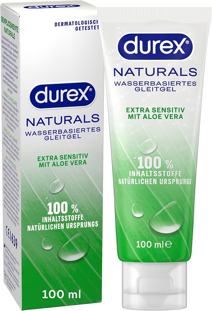 Durex Naturals Extra Sensitive Lubricant, 100 ml