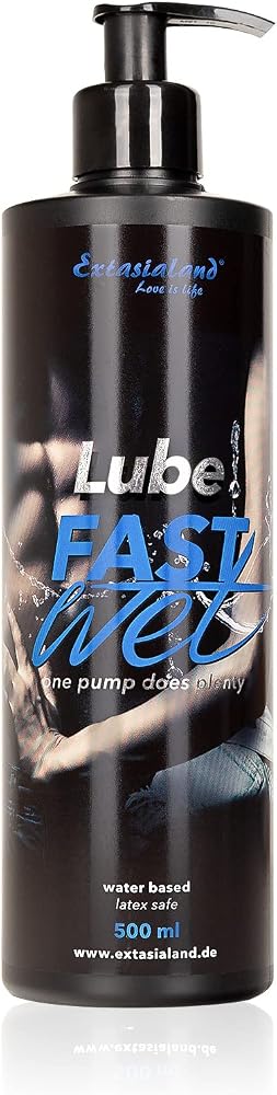 Extasialand Fastwet Water-Based Lubricant, 500 ml