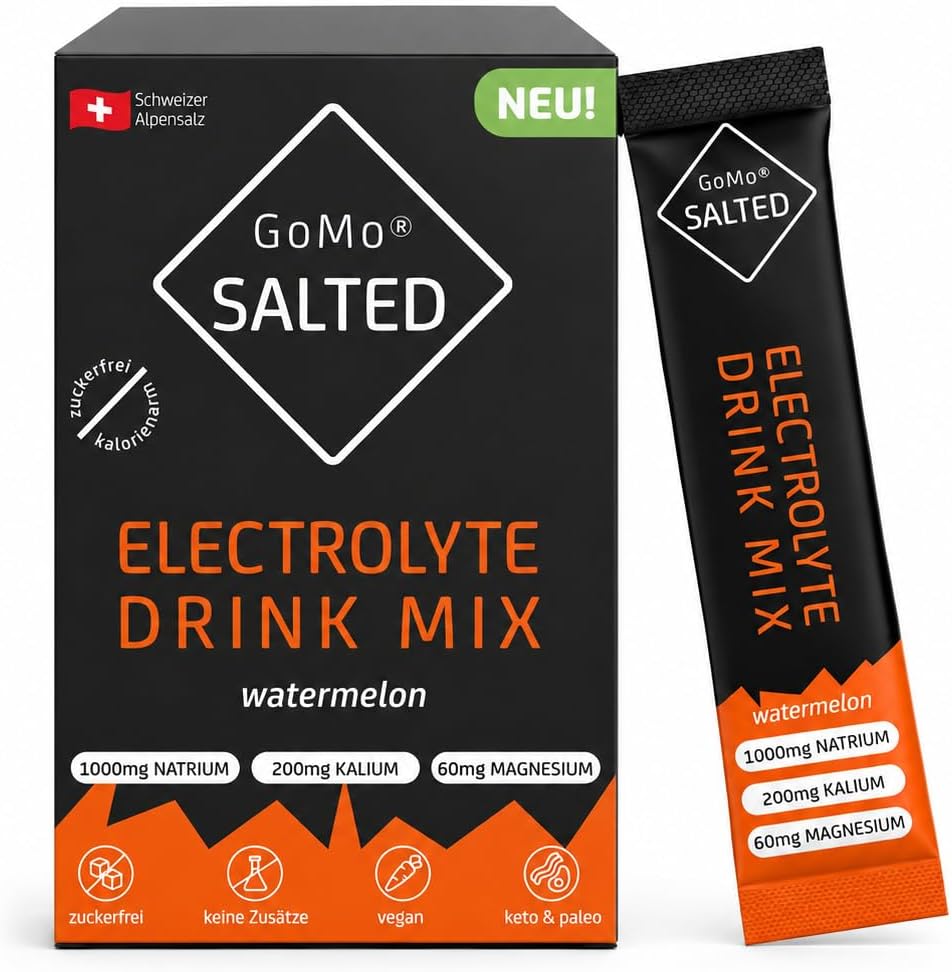 GoMo Salted Hydration Aid, Watermelon, 30 Servings
