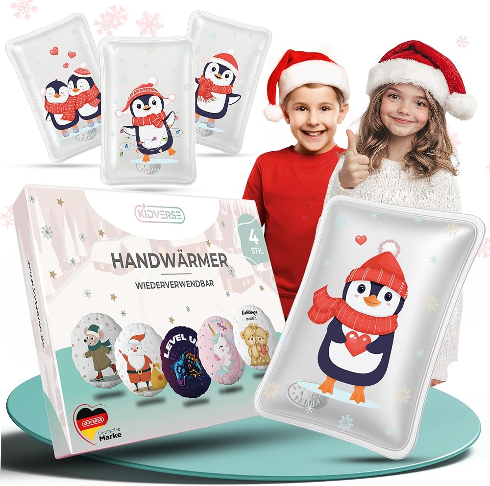 KIDVERSE Kids Hand Warmers, Set of 4