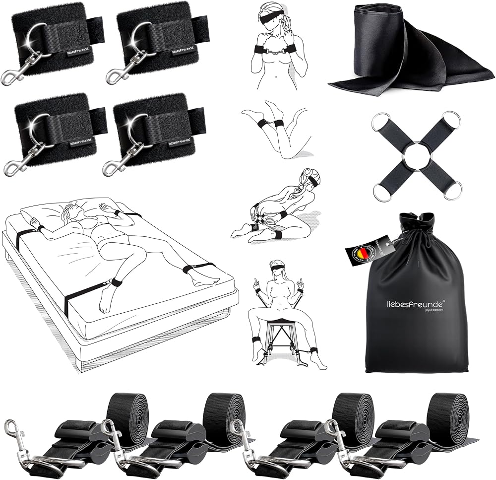 Liebesfreunde Bondage Set, 10 Pieces