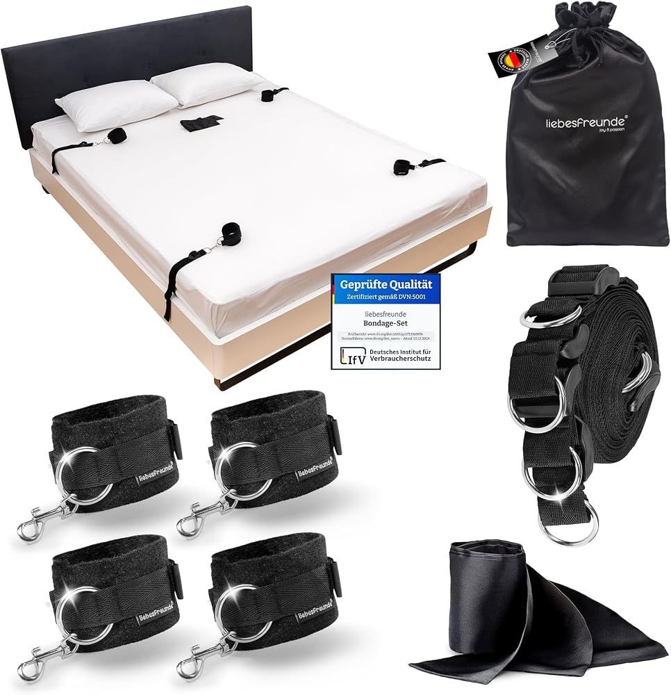 Liebesfreunde Bondage Set with Bed Restraints