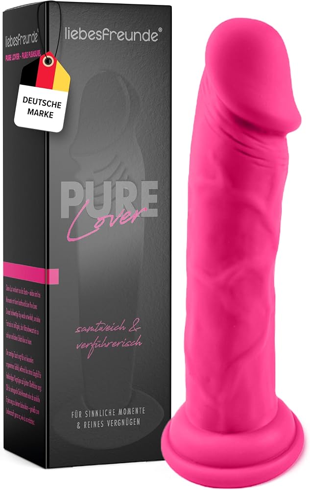 Liebesfreunde Real Touch Dildo, 20 cm, Silicone
