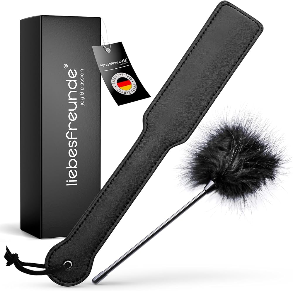 Liebesfreunde Paddle with Feather Tickler
