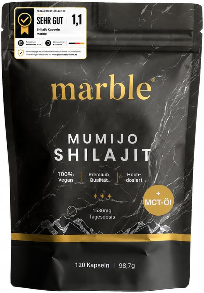 Marble Mumijo Shilajit Capsules, 120 Count