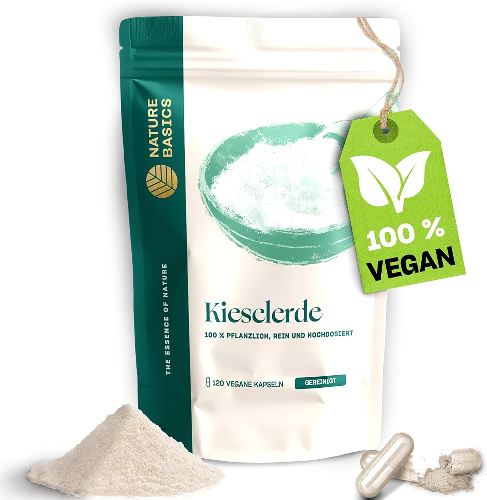 Nature Basics Silica Capsules, 120 Count