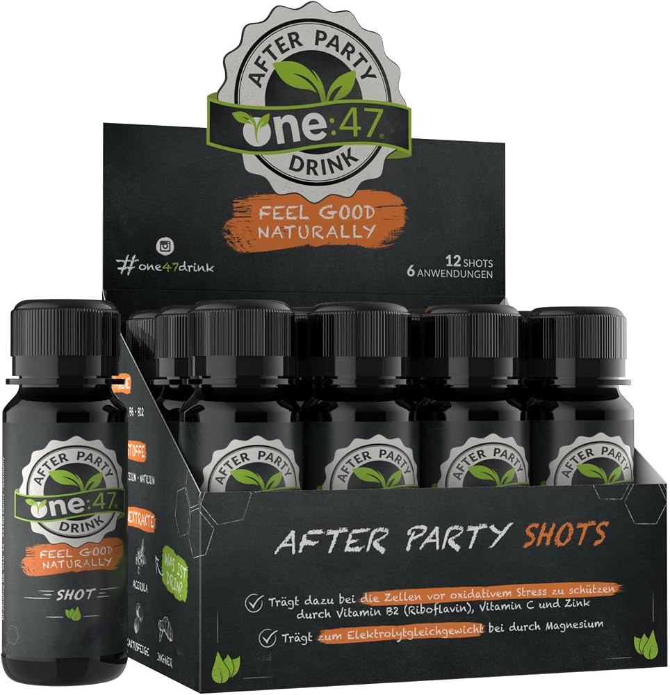 one:47 After Party Drink, 12 Shots