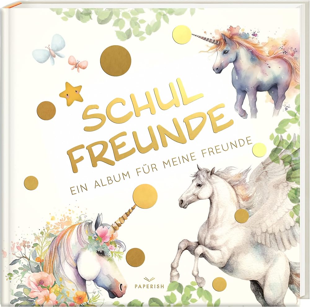 PAPERISH Friendship Book School, Unicorn