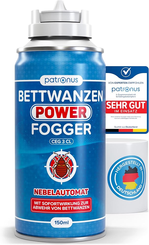Patronus Bed Bug Power Fogger, 150 ml