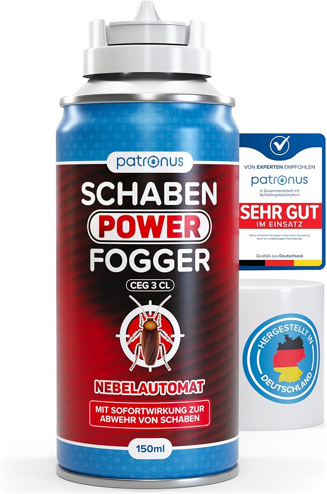 Patronus Cockroach Power Fogger, 150 ml