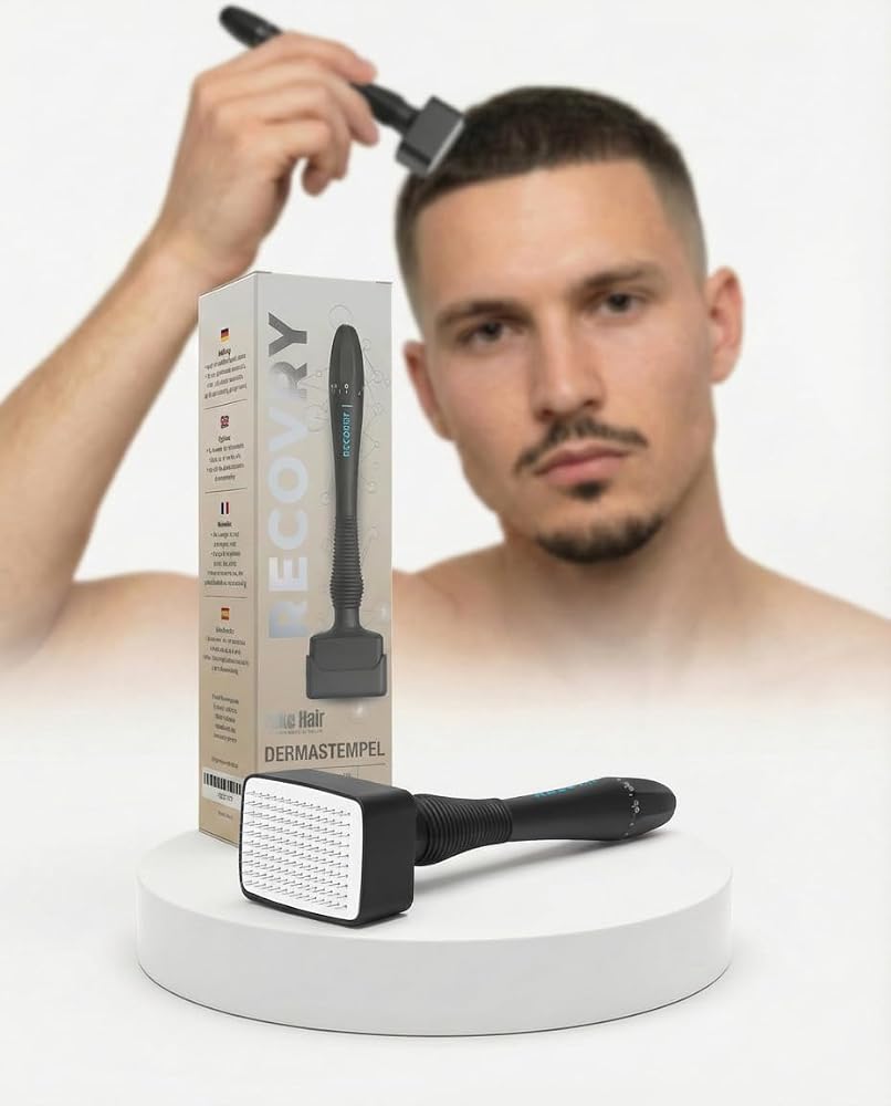 RECOVRY Derma Stamp with 100 Stainless Steel Needles